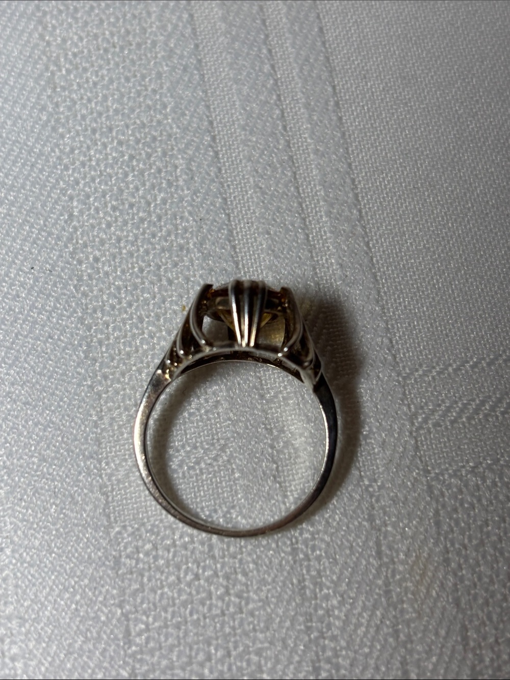Golden Citrine Solitaire - Picture 4 of 5